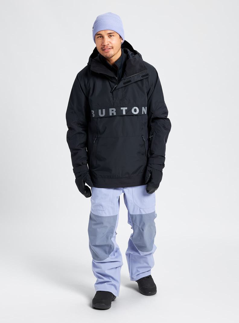 Burton Frostner 2L Anorak Zimní Bunda Panske Čierne | 43572-RMZT