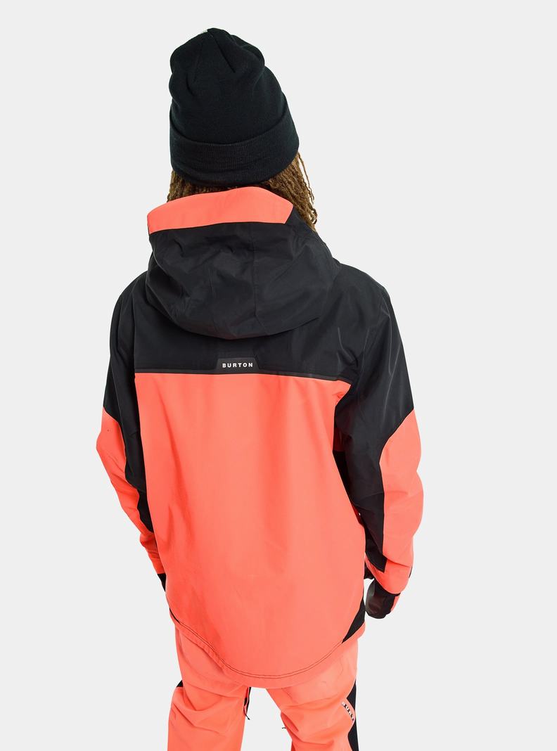 Burton Frostner 2L Zimní Bunda Panske Čierne Oranžové | 52487-WOCR