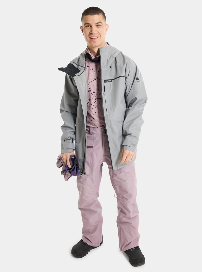 Burton GORE-TEX 3L Treeline Zimní Bunda Panske Siva | 16984-YOCB