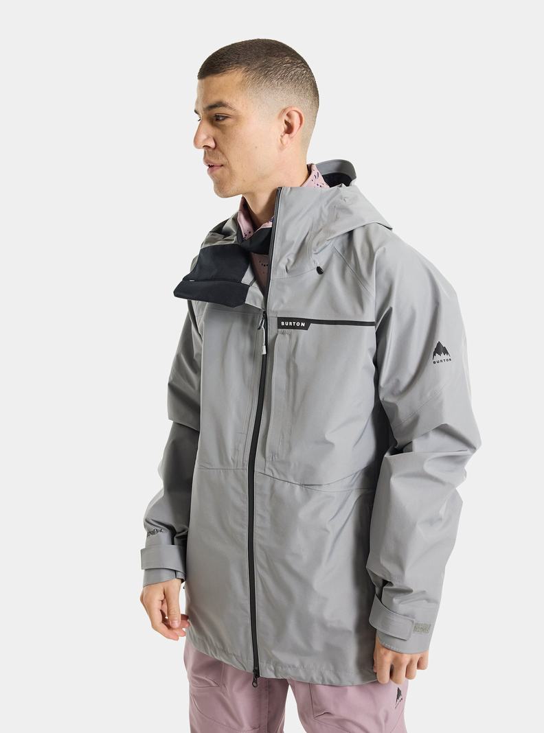 Burton GORE-TEX 3L Treeline Zimní Bunda Panske Siva | 16984-YOCB