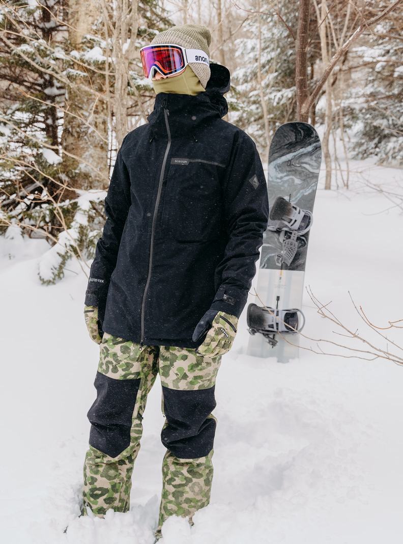 Burton GORE-TEX 3L Treeline Zimní Bunda Panske Čierne | 81390-SBIO