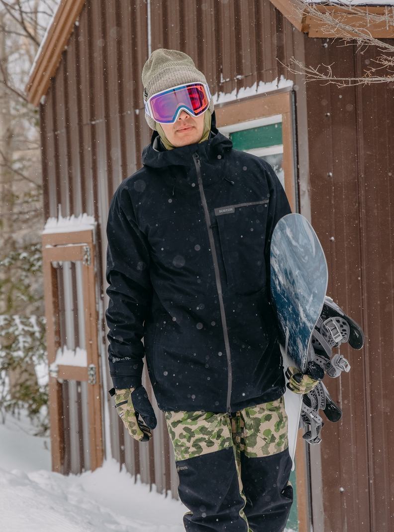 Burton GORE-TEX 3L Treeline Zimní Bunda Panske Čierne | 81390-SBIO
