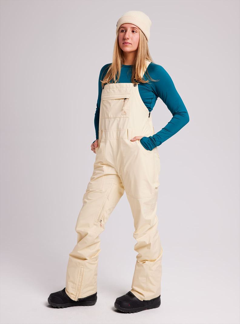 Burton GORE-TEX Avalon Snowboardove Nohavice Damske Béžové | 04691-PTUD