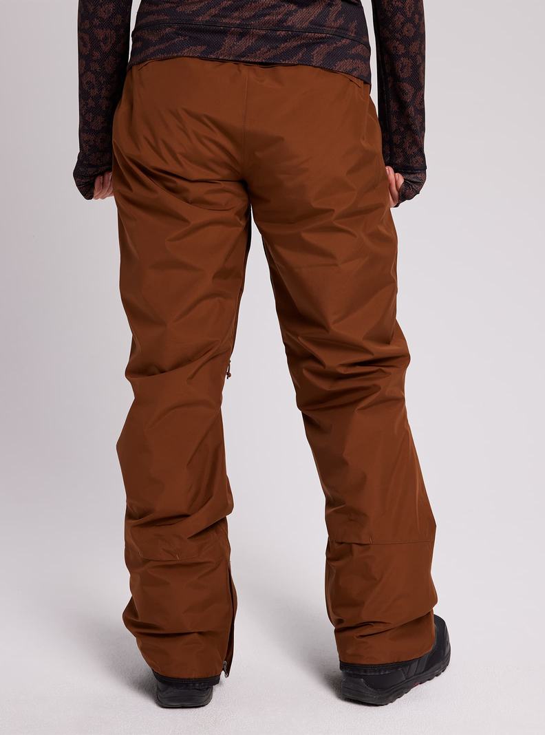 Burton GORE-TEX Powline Insulated Snowboardove Nohavice Damske Hnede | 95748-FDUV