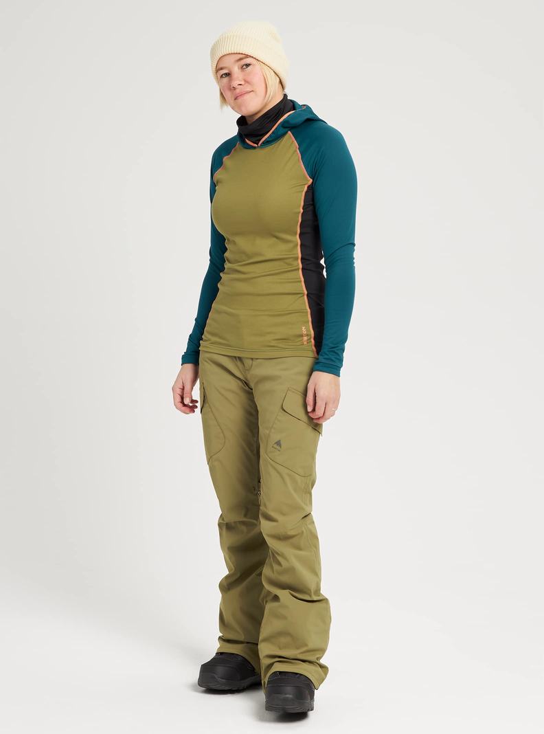 Burton GORE‑TEX Gloria Snowboardove Nohavice Damske Olivovo Zelená | 46572-AYGJ