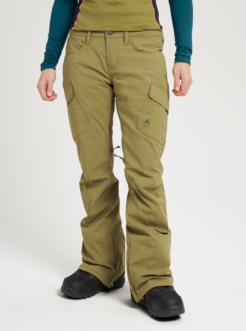 Burton GORE‑TEX Gloria Snowboardove Nohavice Damske Olivovo Zelená | 46572-AYGJ