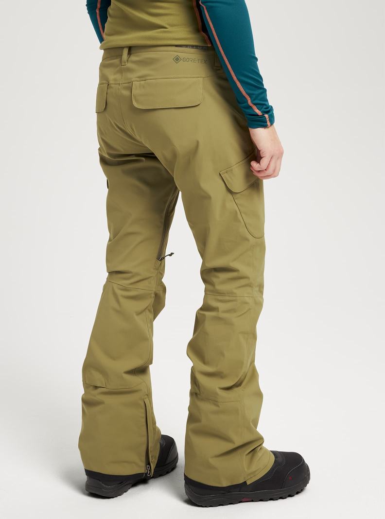 Burton GORE‑TEX Gloria Snowboardove Nohavice Damske Olivovo Zelená | 46572-AYGJ