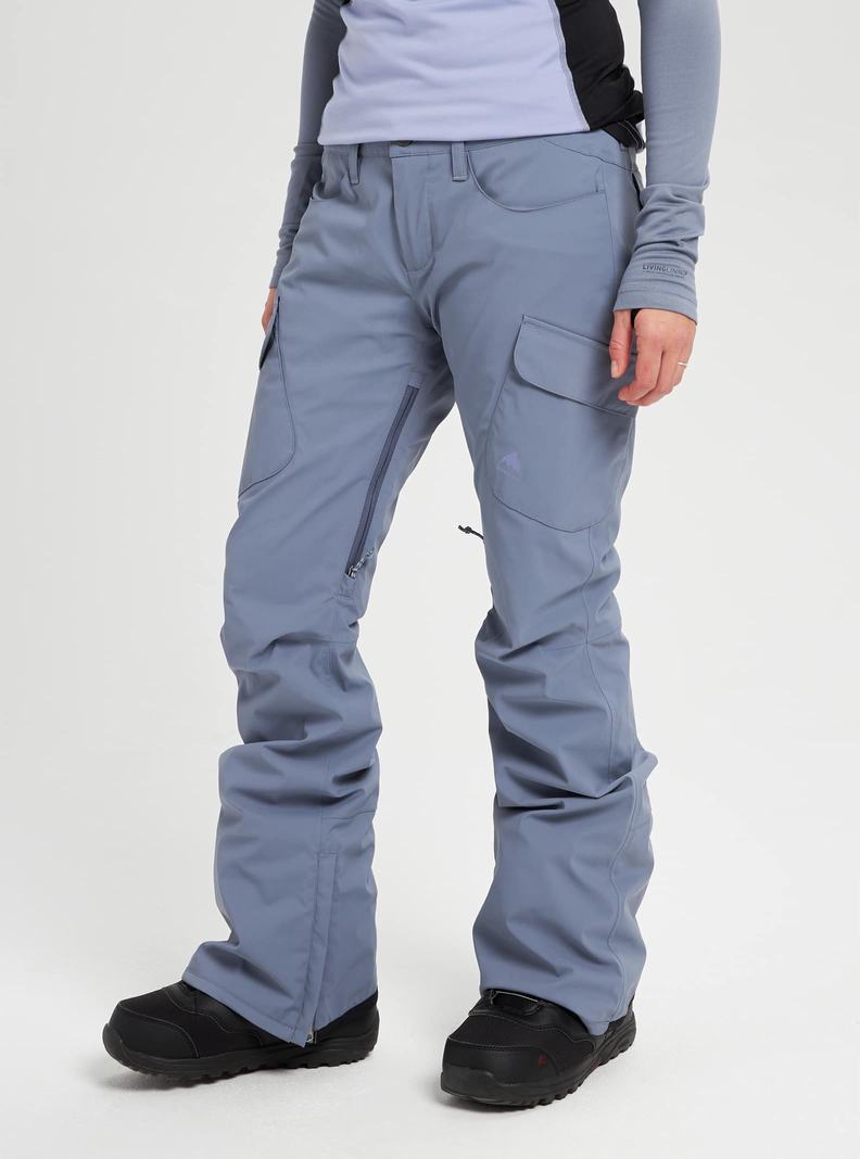 Burton GORE‑TEX Gloria Snowboardove Nohavice Damske Siva | 73489-WKFZ