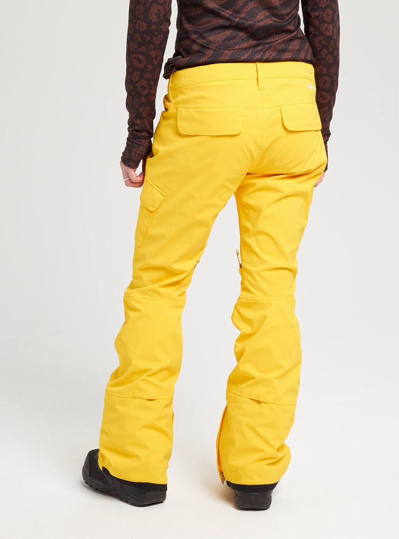 Burton GORE‑TEX Gloria Snowboardove Nohavice Damske Žlté | 92376-BEXW