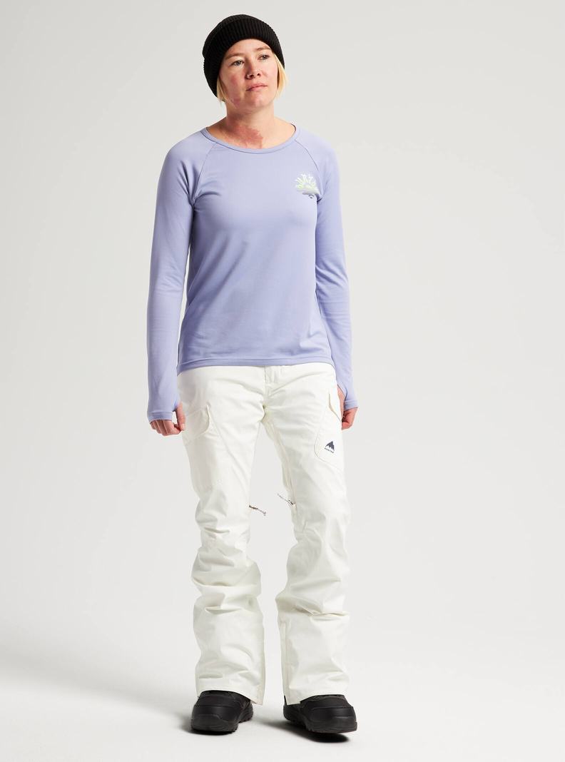 Burton GORE‑TEX Gloria Snowboardove Nohavice Damske Biele | 94061-KTUN