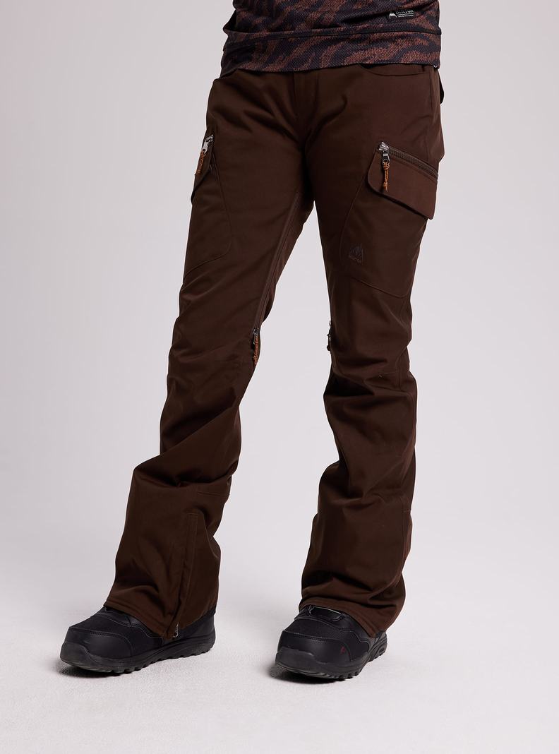 Burton Gloria - Kratke Snowboardove Nohavice Damske Hnede | 71902-UOPM