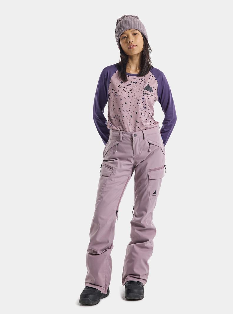 Burton Gloria Stretch 2L (Kratke) Snowboardove Nohavice Damske Lavendel | 71258-QIRB