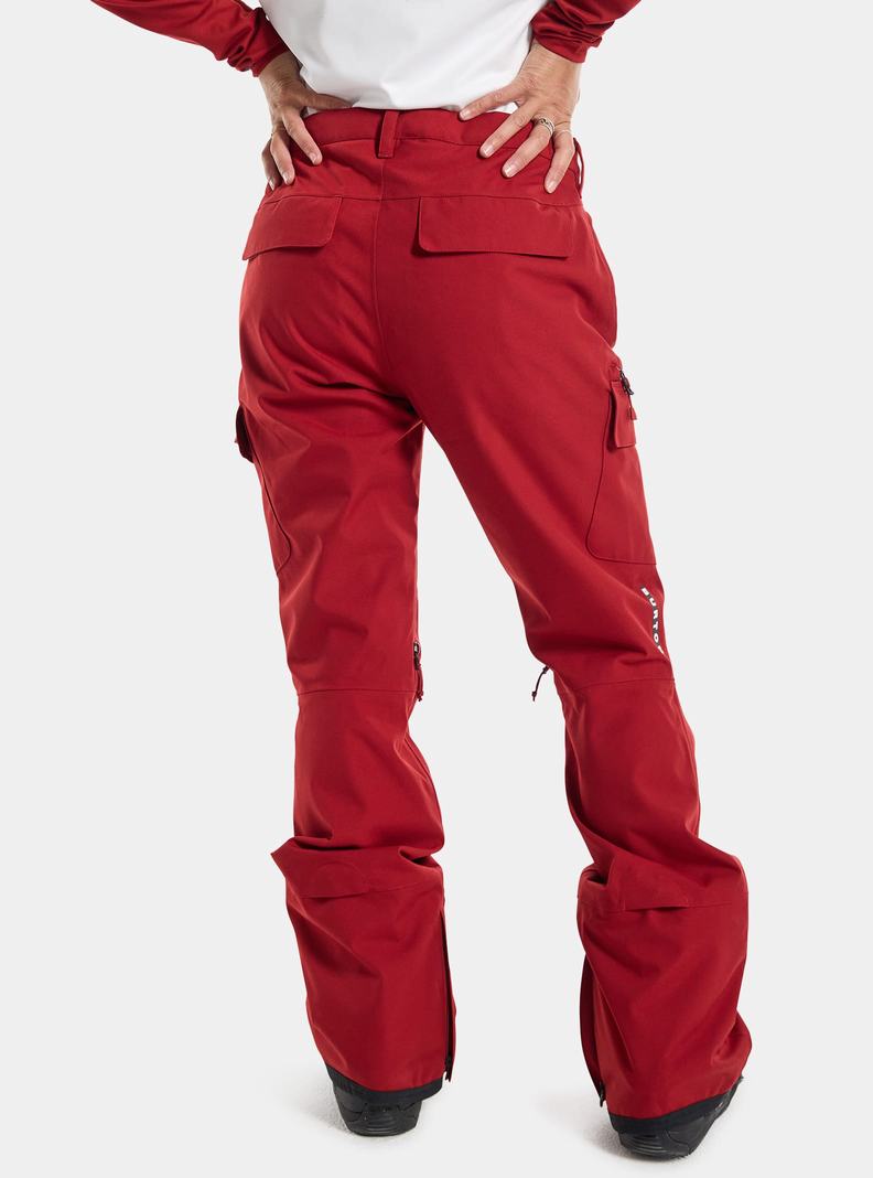 Burton Gloria Stretch 2L Snowboardove Nohavice Damske Červené | 62743-URKZ