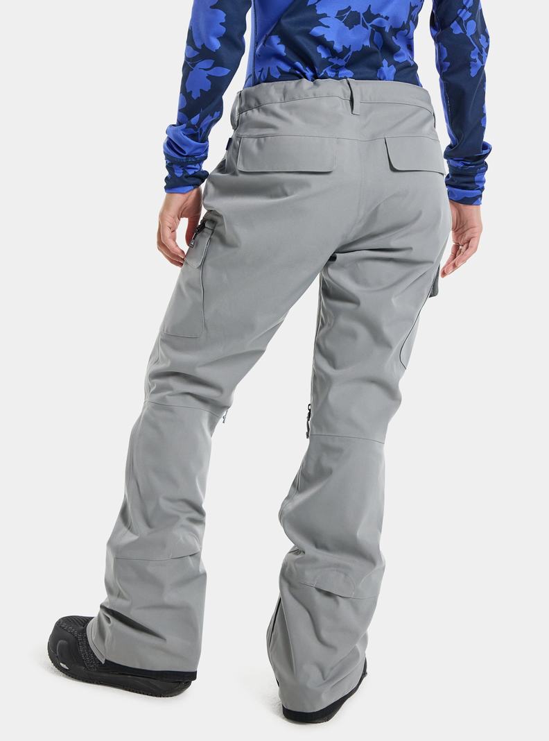 Burton Gloria Stretch 2L Snowboardove Nohavice Damske Siva | 72348-PHUQ