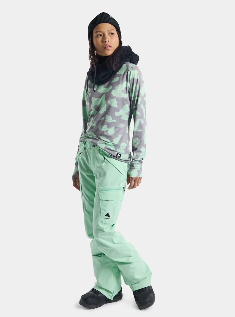 Burton Gloria Stretch 2L Snowboardove Nohavice Damske Zelene | 73215-QDTC