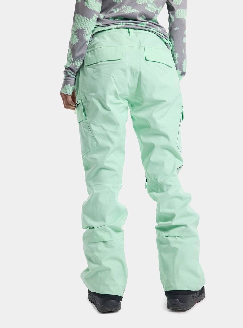 Burton Gloria Stretch 2L Snowboardove Nohavice Damske Zelene | 73215-QDTC