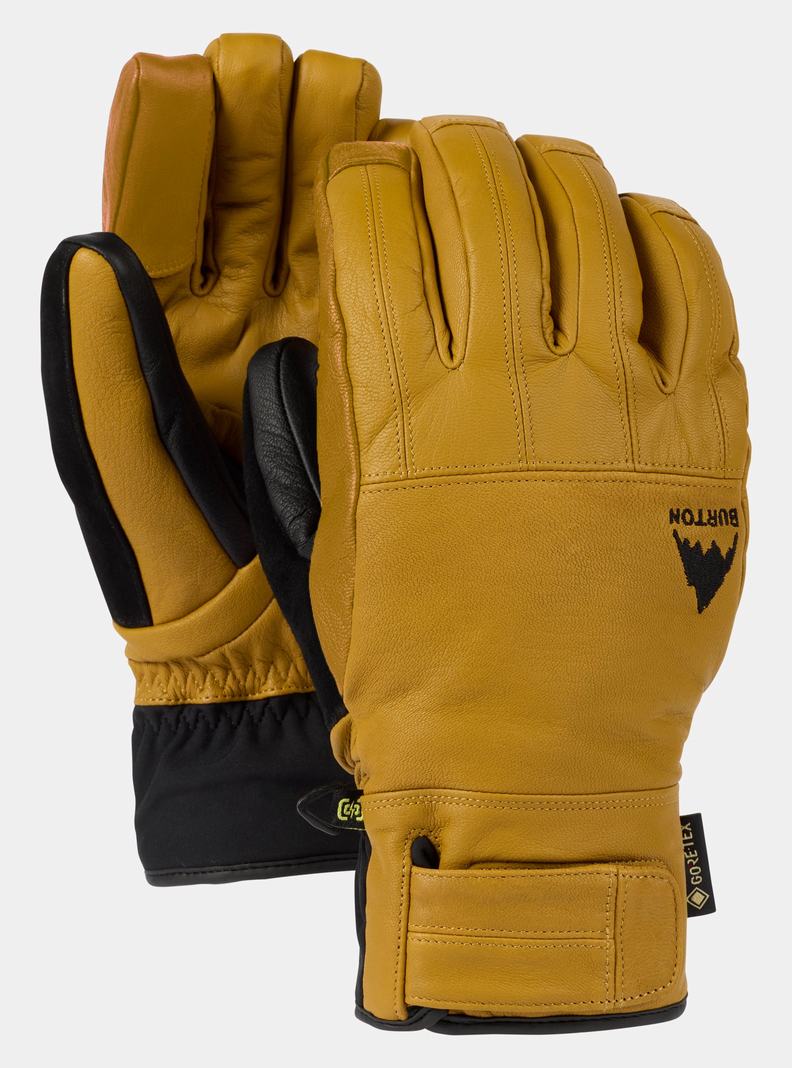 Burton Gondy GORE-TEX Kozene Rukavice Panske Hnede | 34901-ZSHD