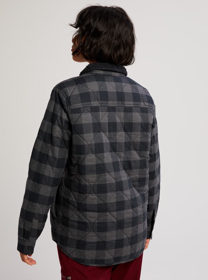Burton Grace Insulated Flannel Košele Damske Čierne | 25436-IJGL