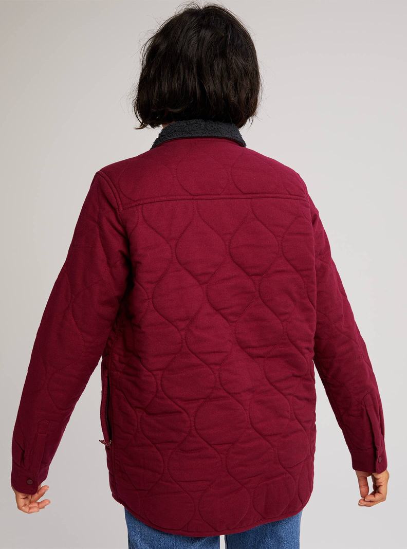 Burton Grace Insulated Flannel Košele Damske Bordove | 98134-JBNH