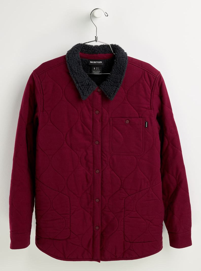 Burton Grace Insulated Flannel Košele Damske Bordove | 98134-JBNH