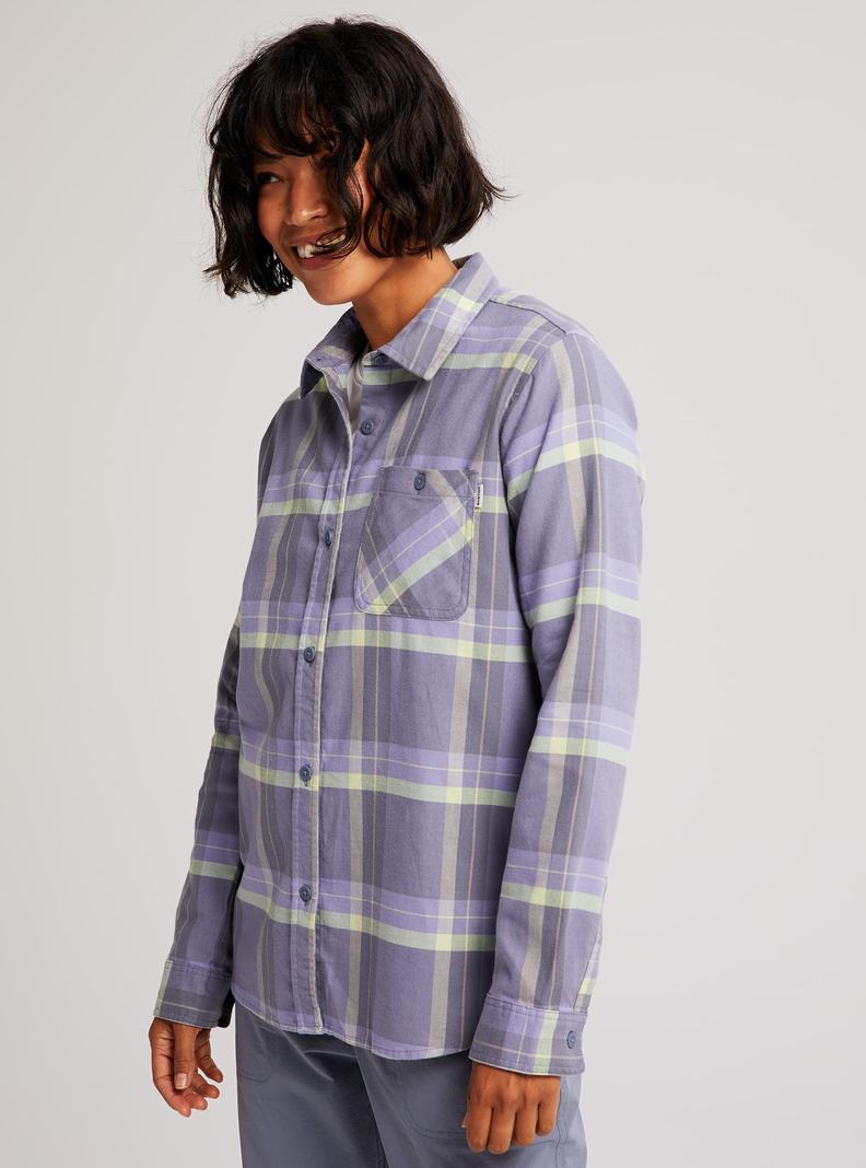 Burton Grace Long Sleeve Flannel Košele Damske Nachový | 09584-BVKM