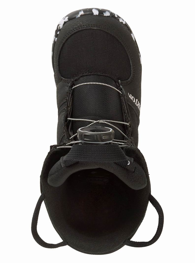 Burton Grom BOA® Snowboardové Topánky Detske Čierne | 10827-TCVQ