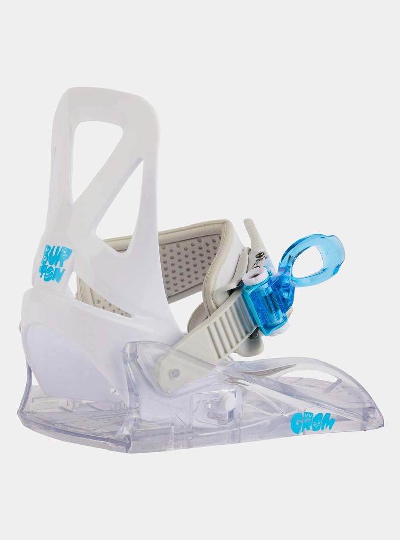 Burton Grom Disc Viazanie Detske Biele | 69501-AMOW
