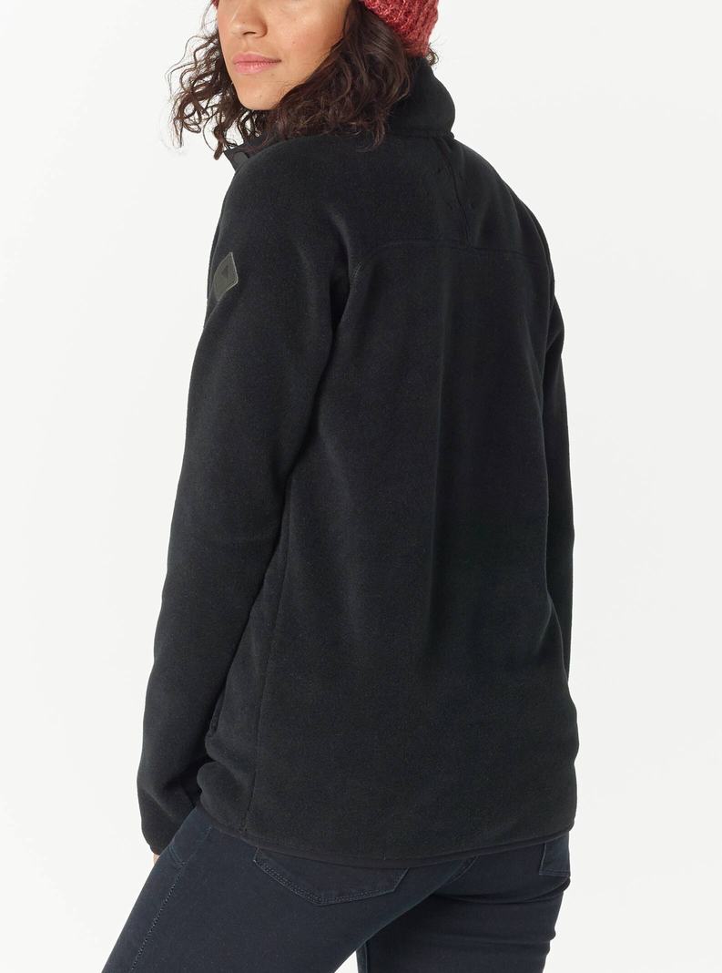 Burton Hearth Fleece Pullover Mikina Damske Čierne | 01942-CUZD