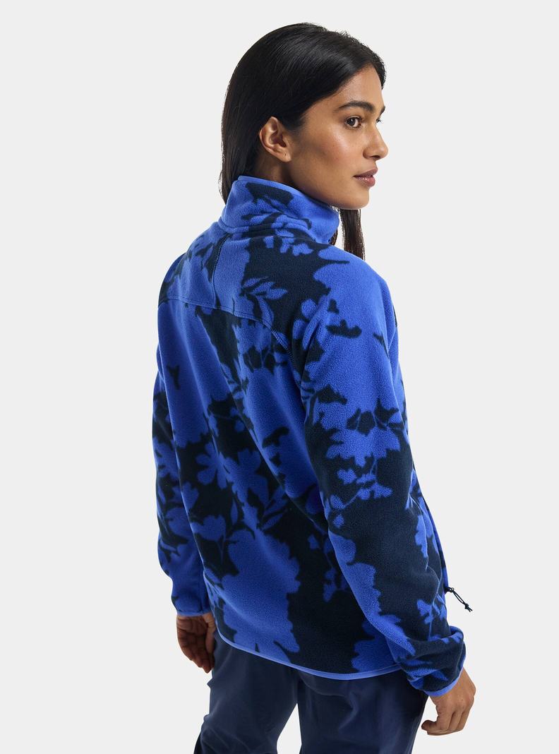 Burton Hearth Fleece Pullover Mikina Damske Modre | 72610-DJYF