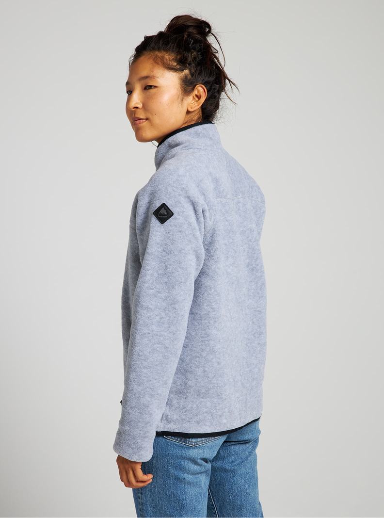 Burton Hearth Fleece Pullover Mikina Damske Siva | 74806-DJLY