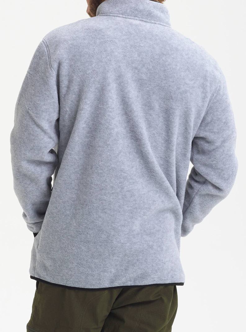 Burton Hearth Fleece Pullover Mikina Panske Siva | 95384-OIQC