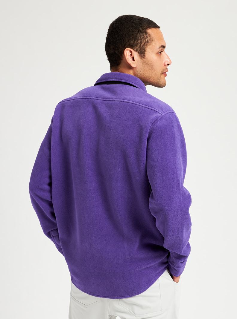 Burton Hearth Fleece Shirt Košele Panske Nachový | 71469-RNQG