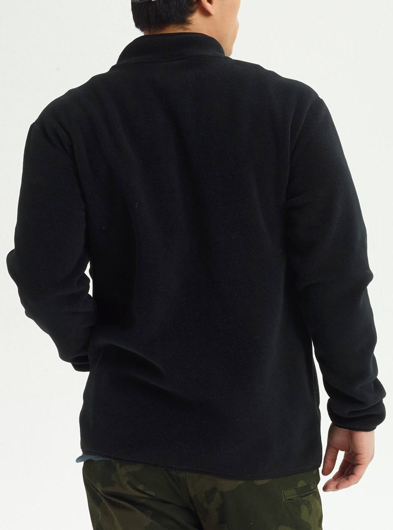 Burton Hearth Full-Zip Fleece Mikina Panske Čierne | 17305-OZSE