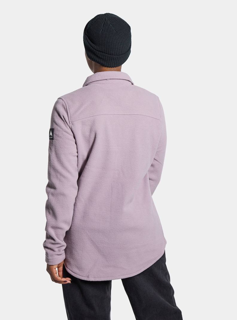Burton Hearth Snap-Up Fleece Košele Damske Lavendel | 79026-OFDG