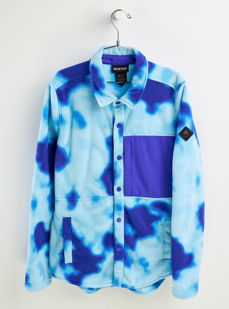 Burton Hearth Snap Up Fleece Košele Damske Modre | 86024-BHAN