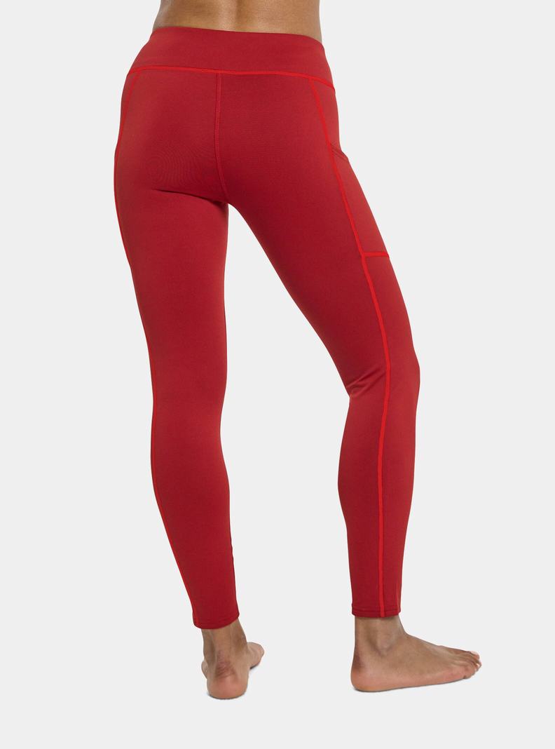 Burton Heavyweight X Base Layer Pants Termoprádlo Damske Červené | 42835-HBQE