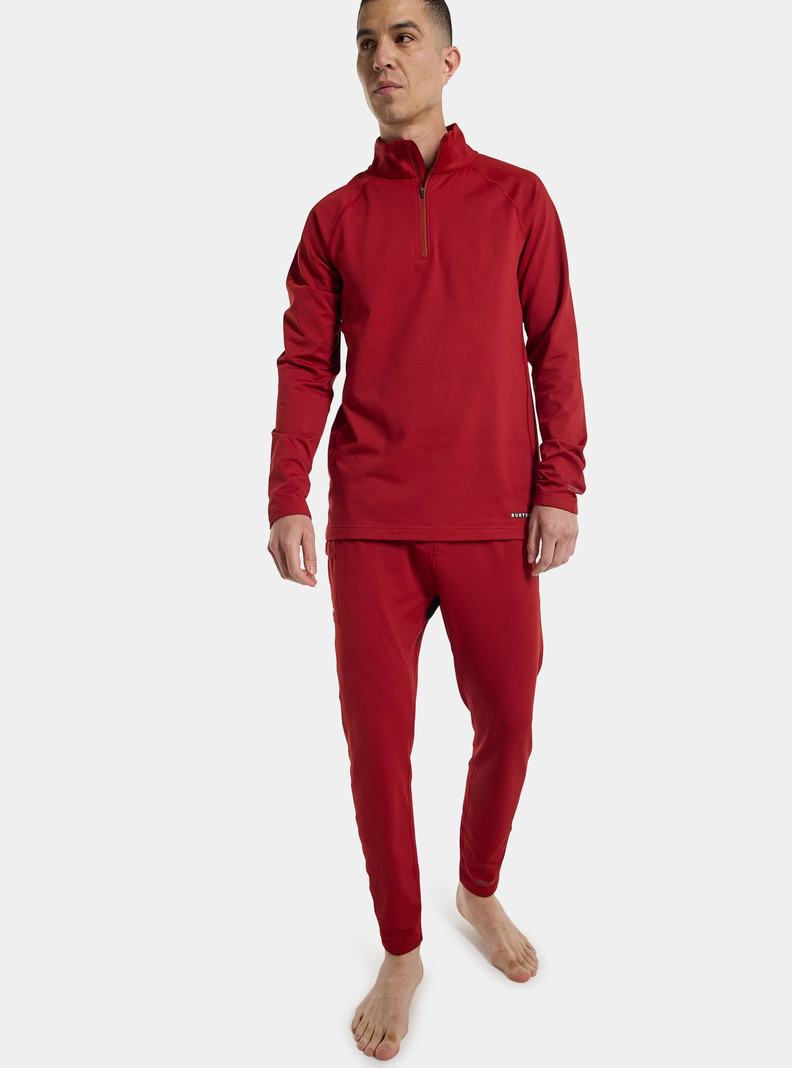 Burton Heavyweight X Base Layer Pants Termoprádlo Panske Červené | 90162-KCZU