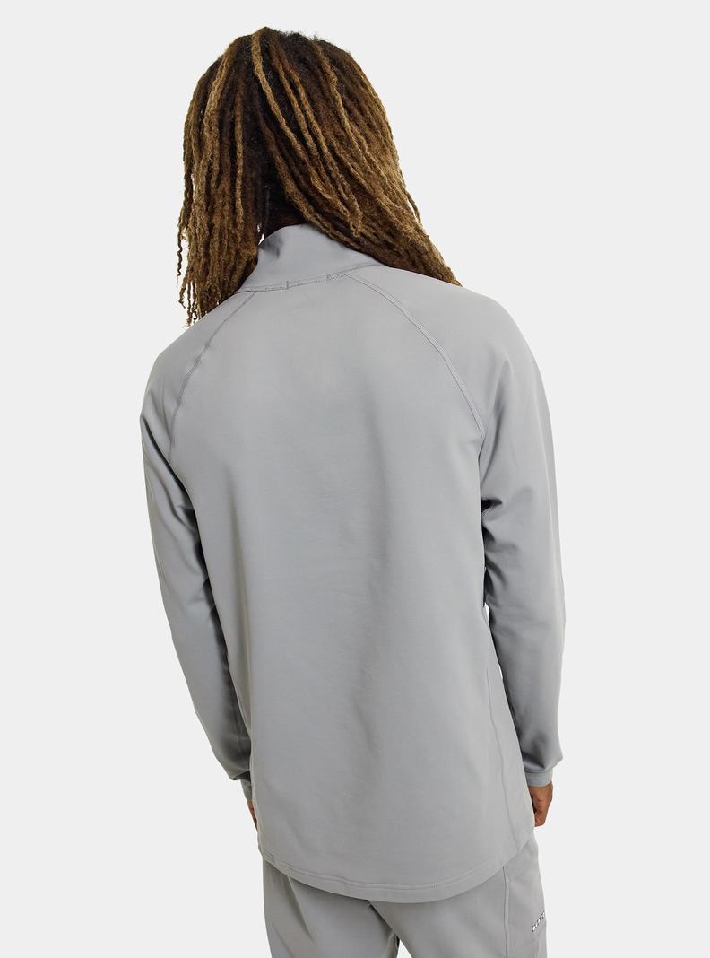 Burton Heavyweight X Base Layer Quarter-Zip Termoprádlo Panske Siva | 04856-YFWP