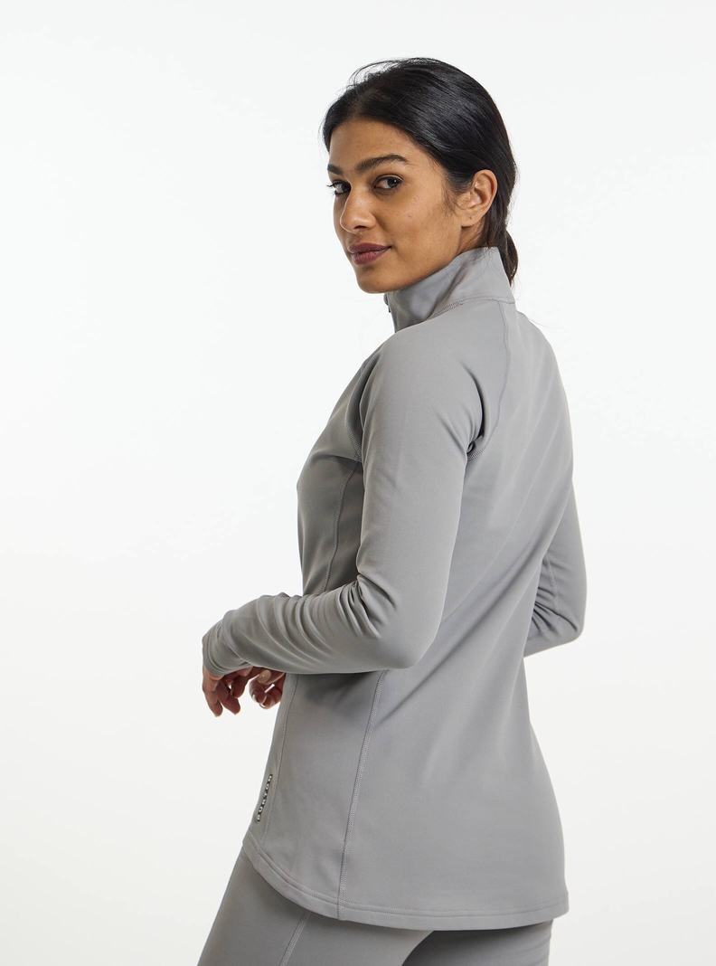 Burton Heavyweight X Base Layer Quarter-Zip Termoprádlo Damske Siva | 23516-WATO