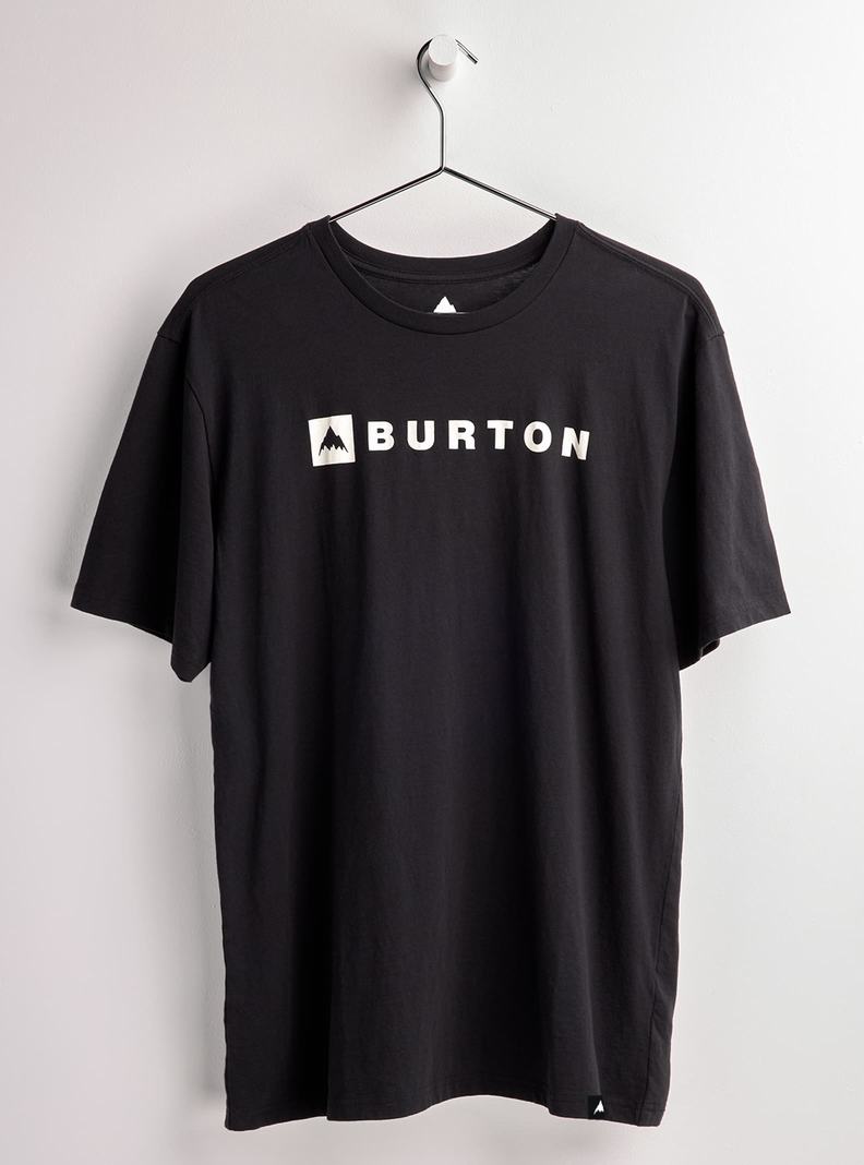 Burton Horizontal Mountain Kratke Sleeve Tričko Damske Čierne | 72856-XAGQ