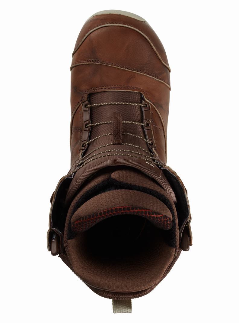Burton Ion Kozene Snowboardové Topánky Panske Hnede | 69523-TXIU