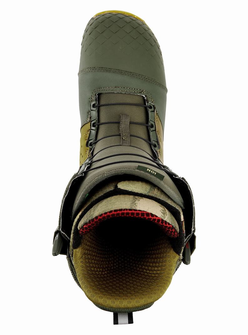 Burton Ion Snowboardové Topánky Panske Olivovo Zelená | 51460-ODAX
