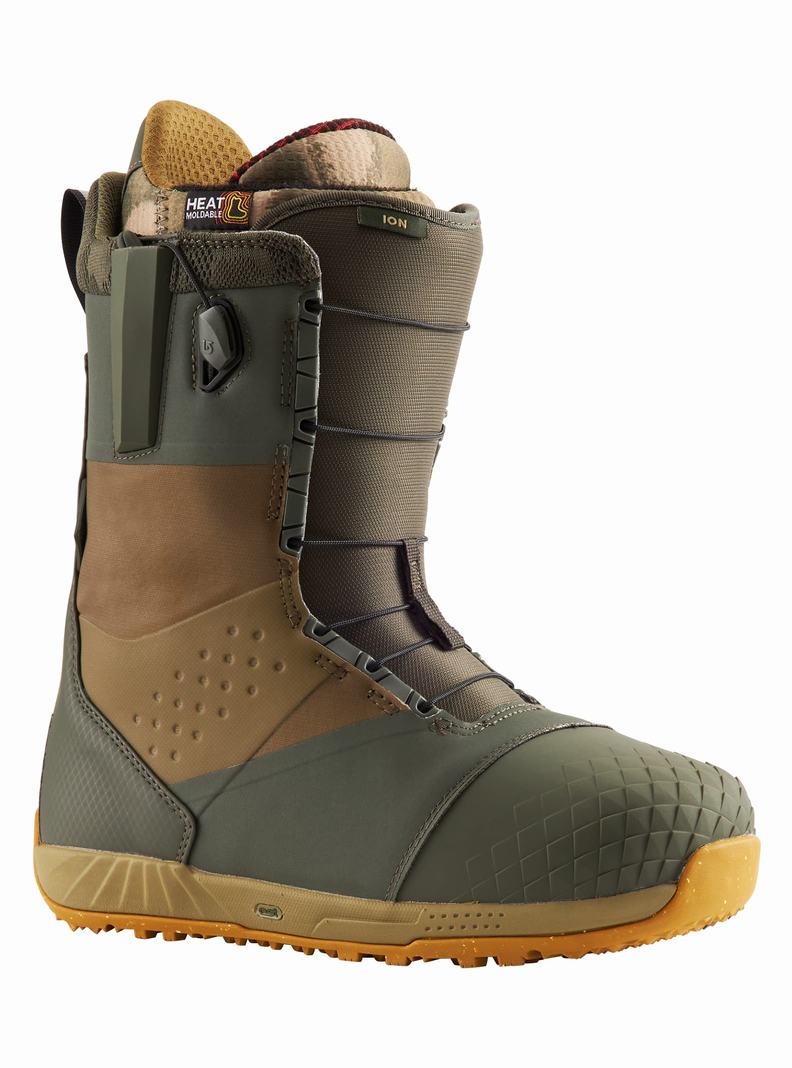 Burton Ion Snowboardové Topánky Panske Olivovo Zelená | 51460-ODAX