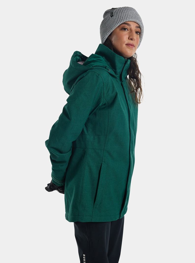 Burton Jet Set 2L Zimní Bunda Damske Hnede | 54896-AYBH