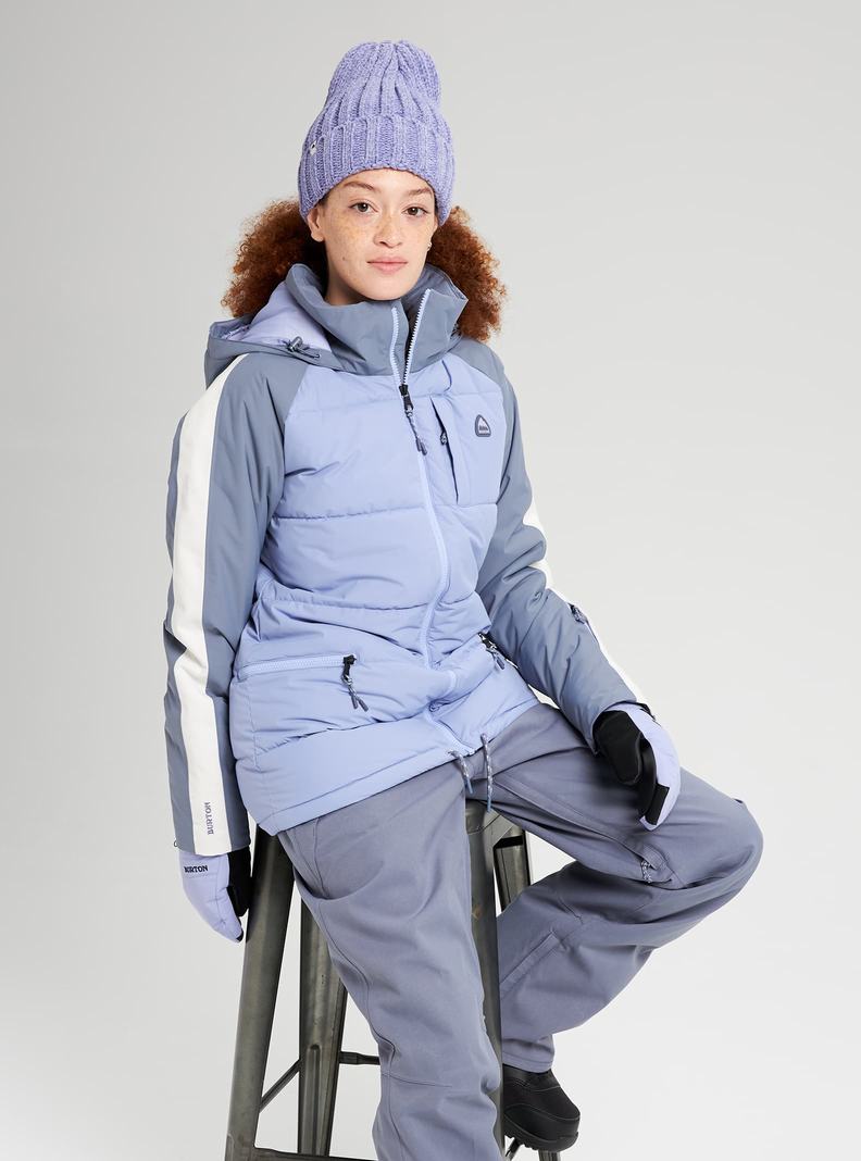 Burton Keelan Zimní Bunda Damske Nachový Siva | 32485-QINK