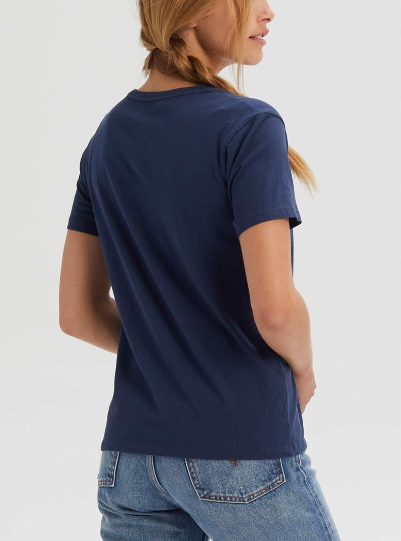Burton Klasické Kratke Sleeve Tričko Damske Modre | 21647-LFRZ