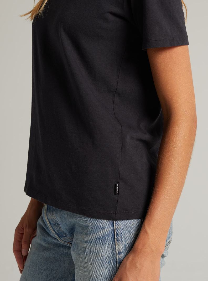 Burton Klasické Kratke Sleeve Tričko Damske Modre | 21647-LFRZ