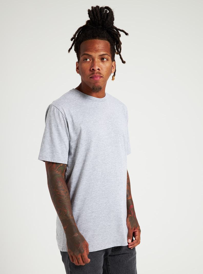 Burton Klasické Kratke Sleeve Tričko Panske Siva | 27389-GDNV