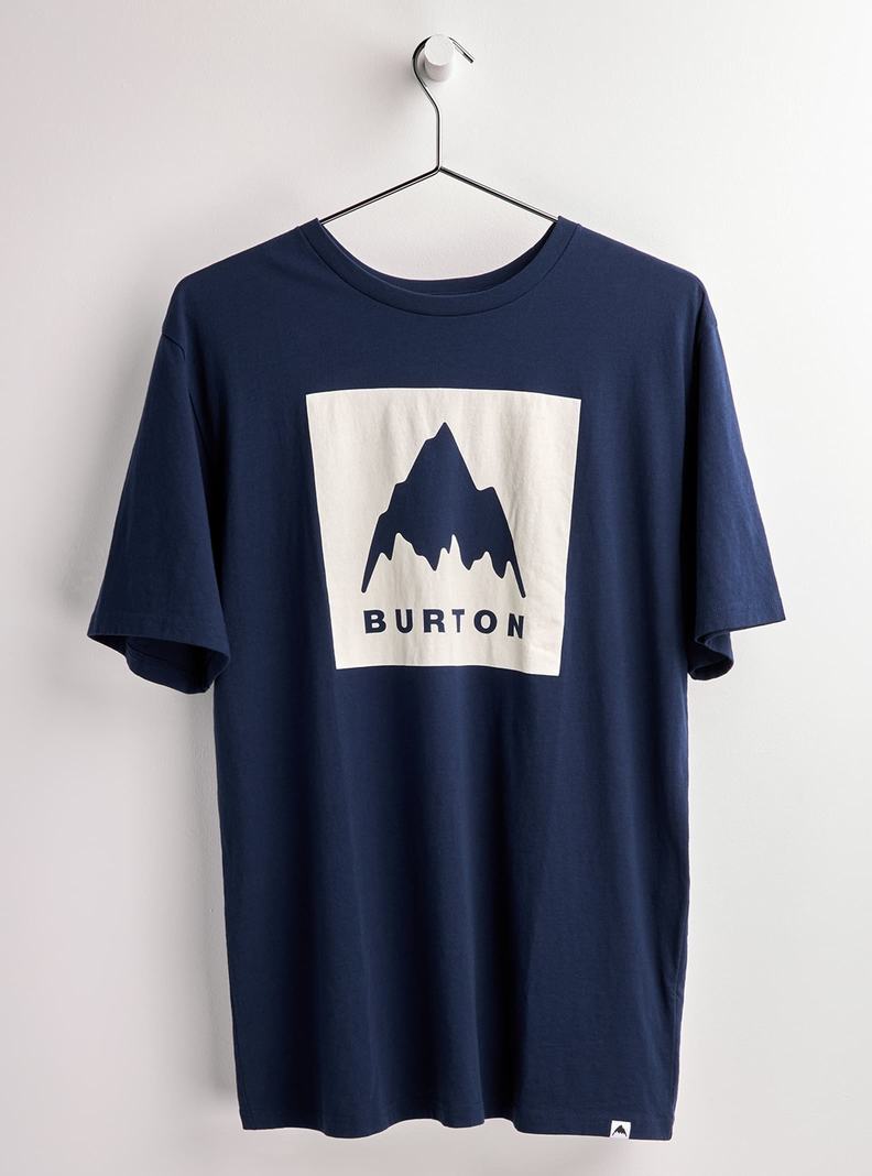 Burton Klasické Mountain High Kratke Sleeve Tričko Damske Modre | 03965-XAZB