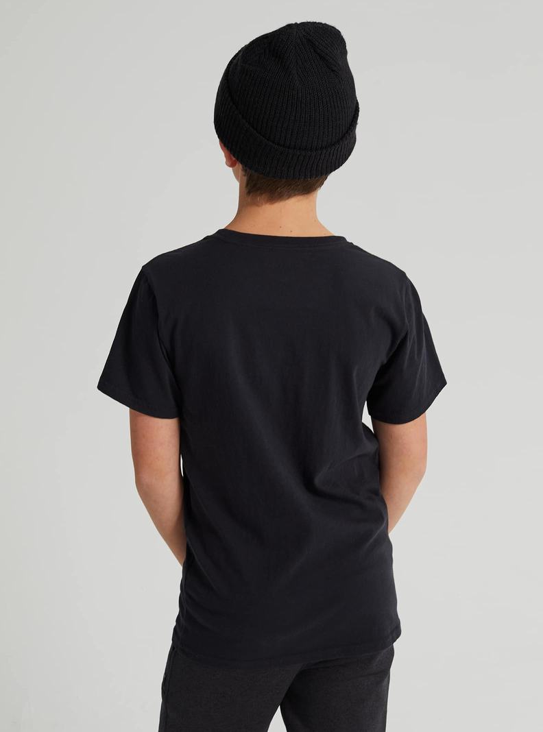 Burton Klasické Mountain High Kratke Sleeve Tričko Detske Čierne | 63824-WNZK